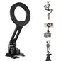 elitehood Magsafe Tripod Mount with Cold Shoe & Arca Port & 1/4" Thread, Aluminum Magnetic iPhone Tripod Mount Adapter for Camera, Adjustable Camera Phone Holder Attachment for iPhone & Smartphone