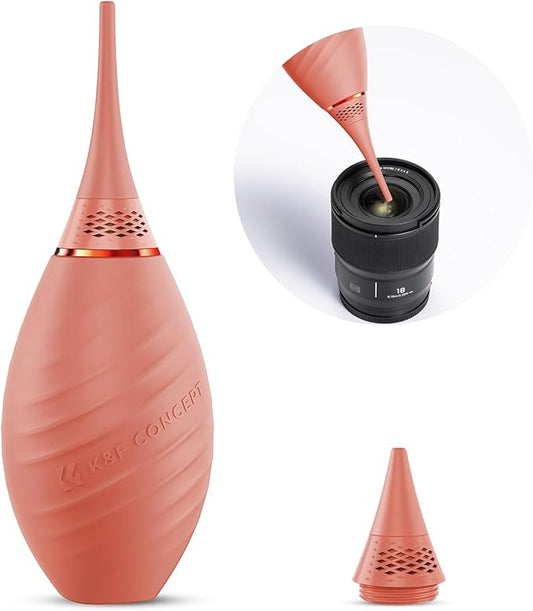 K&F CONCEPT Camera Air Blower, with Long Nozzle/Short Nozzle Switch Design
