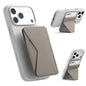 MOFT Magnetic Wallet Stand Compatible with iPhone 18/17/16/15/14/13 Series, Angle Adjustment Magsafe Compatible MOVAS Phone Stand,Clay