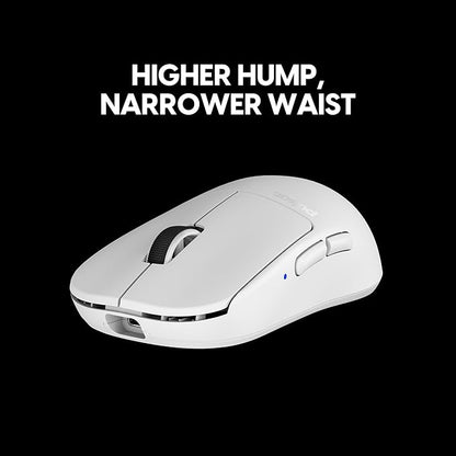 Pulsar Gaming Gears X2H v3 Wireless Gaming Mouse, Ultra Lightweight 1.87 oz (53g), Symmetrical, Optical Switch, 32000 DPI, 750 IPS, XS-1 Sensor, 8k Compatible (Mini, White)