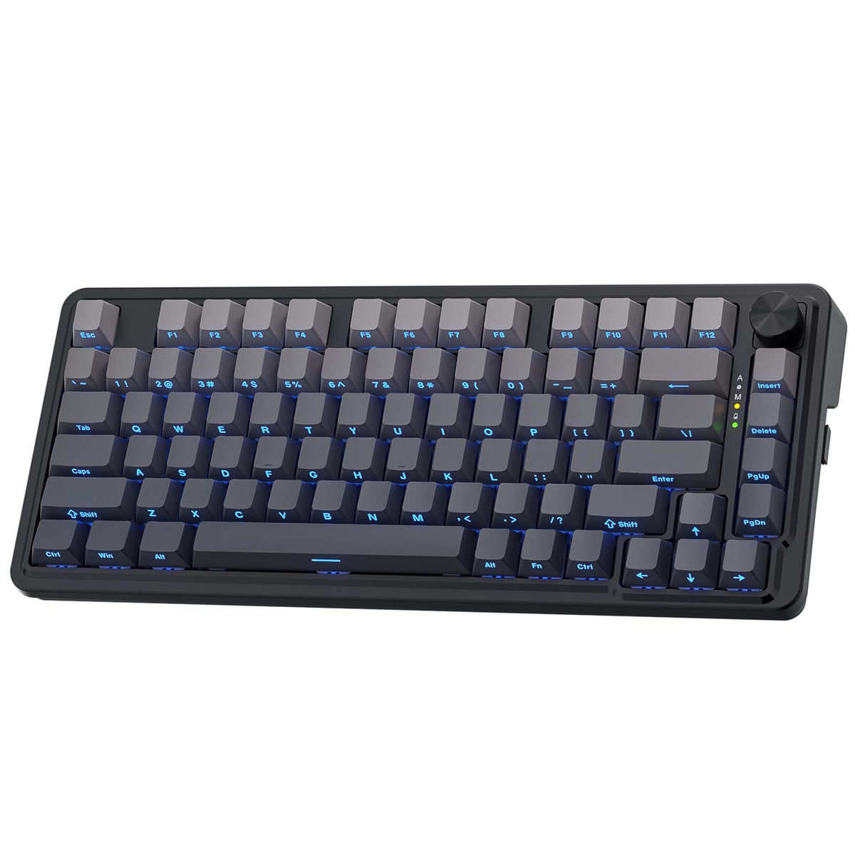 Redragon K673 PRO Wireless 81-Key RGB Gasket Gaming Keyboard, Scroll Knob