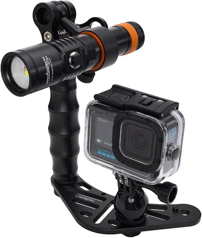 GoPro HERO13 Waterproof Action Camera Dive Kit with 5.3K60 UHD Video, 27MP HDR Photos - Bundle with Protective Housing, Video Light Pack, Camera Tray, Double Clip, 64GB microSD Card (Hero13)