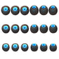 Earbuds Replacement Tips Silicone Earbud Tips Ear Gels Fit for Inner Hole from 3.8mm - 5.1mm Earphones 9 Pairs S/M/L