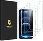 UNBREAKcable 3-Pack Screen Protector for iPhone 11 Pro/X/XS,Tempered Glass