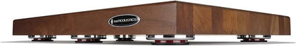 IsoAcoustics Delos Turntable Isolation Butcher Block Series: 2216W1 (22" W x 16" D x 1.75" H) Walnut