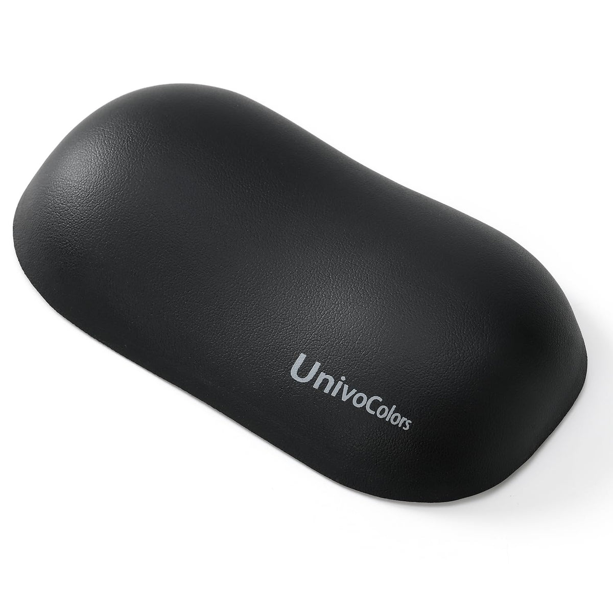 UnivoColors Design-Wave Wrist Rest, Artificial Sheepskin+Memory Foam+Ergonomic+Anti-Slip Gel, Resilience Support During Work and Gaming,Mouse Accessory,White