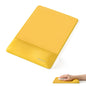UnivoColors Design-Wave Wrist Rest, Artificial Sheepskin+Memory Foam+Ergonomic+Anti-Slip Gel, Resilience Support During Work and Gaming,Mouse Accessory,White