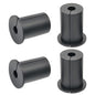 4pc Starlink Cable Grommet 1" Silicone Waterproof Wall Hole Pass Through Split Cable Bushings for TV Wire Ethernet Cord, Starlink Cable Routing Kit Accessories, 38mm/1.5" Ht, Black
