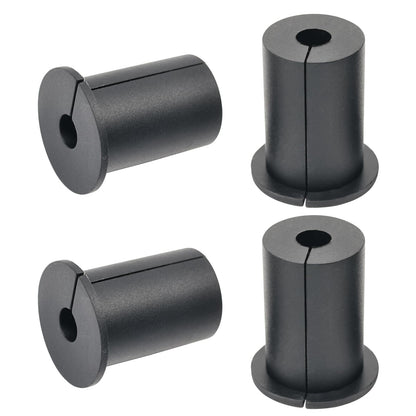 EASYEAH 2pc Black Starlink Cable Grommets 1" Silicone Wire Hole Grommet