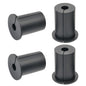 EASYEAH 2pc Black Starlink Cable Grommets 1" Silicone Wire Hole Grommet