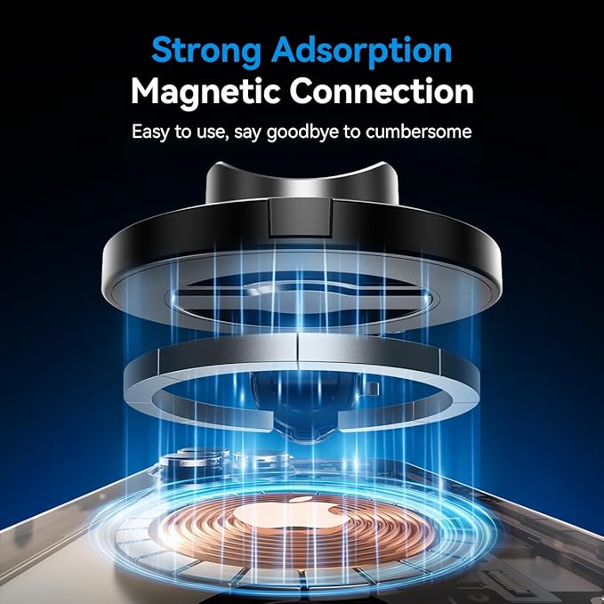 Magnetic Tripod for iPhone with Remote Control,4-in-1 Portable Selfie Stick with Extendable Stand,Phone Travel Tripod for Phone 16 15 14 13 12 Pro Max Mini