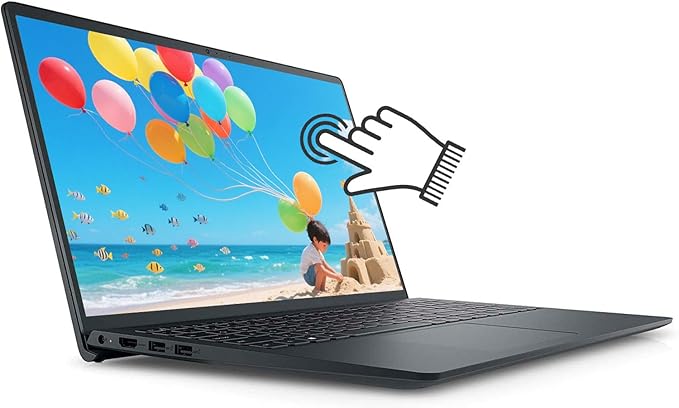 Dell Inspiron 15 3000 Touchscreen Laptop 15.6" FHD (1920x1080) IPS, 13th Gen Intel 10 Cores i5 Processor Up to 4.6GHz, 32GB RAM 1TB SSD, WiFi 6, Copilot, Windows 11