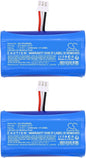 Cameron Sino (2PCS) Replacement for Ver'ifone X970 X990 Battery,fits SX18650-2S1P 2300mAh/7.4V