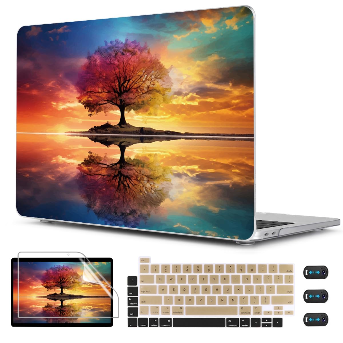 CISSOOK Compatible with MacBook Pro 13 inch Case 2025-2016 Release M2 M1