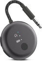 Avantree SoundJet R1 – Airplane Bluetooth Adapter for Headphones & AirPods, aptX Adaptive, Qualcomm Chipset, 20H Battery, Wireless Audio Transmitter for in-Flight Travel Essentials - Metallic Black