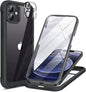 Miracase for iPhone 16 Case 6.1'', [Bubble Free] Full-Body Bumper Phone case with Built-in Full Glass Screen &Camera Control,No Gap,Compatible with MagSafe,Drop Proof 16 Cover