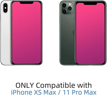 EGKimBa Privacy Screen Protector compatible with iPhone 11 Pro Max/iPhone XS Max, 6.5 inch Gradient Colorful Electroplated Anti-Spy Anti-Blue Light Easy Installation Tempered Glass