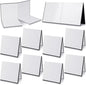 Zhanmai 10 Pcs Blank Game Board 18 x 18 Inches Quad Fold Dry Erase Make Your Own Game Board Folding Cardboard for School Classroom DIY Games Entertainment Activities