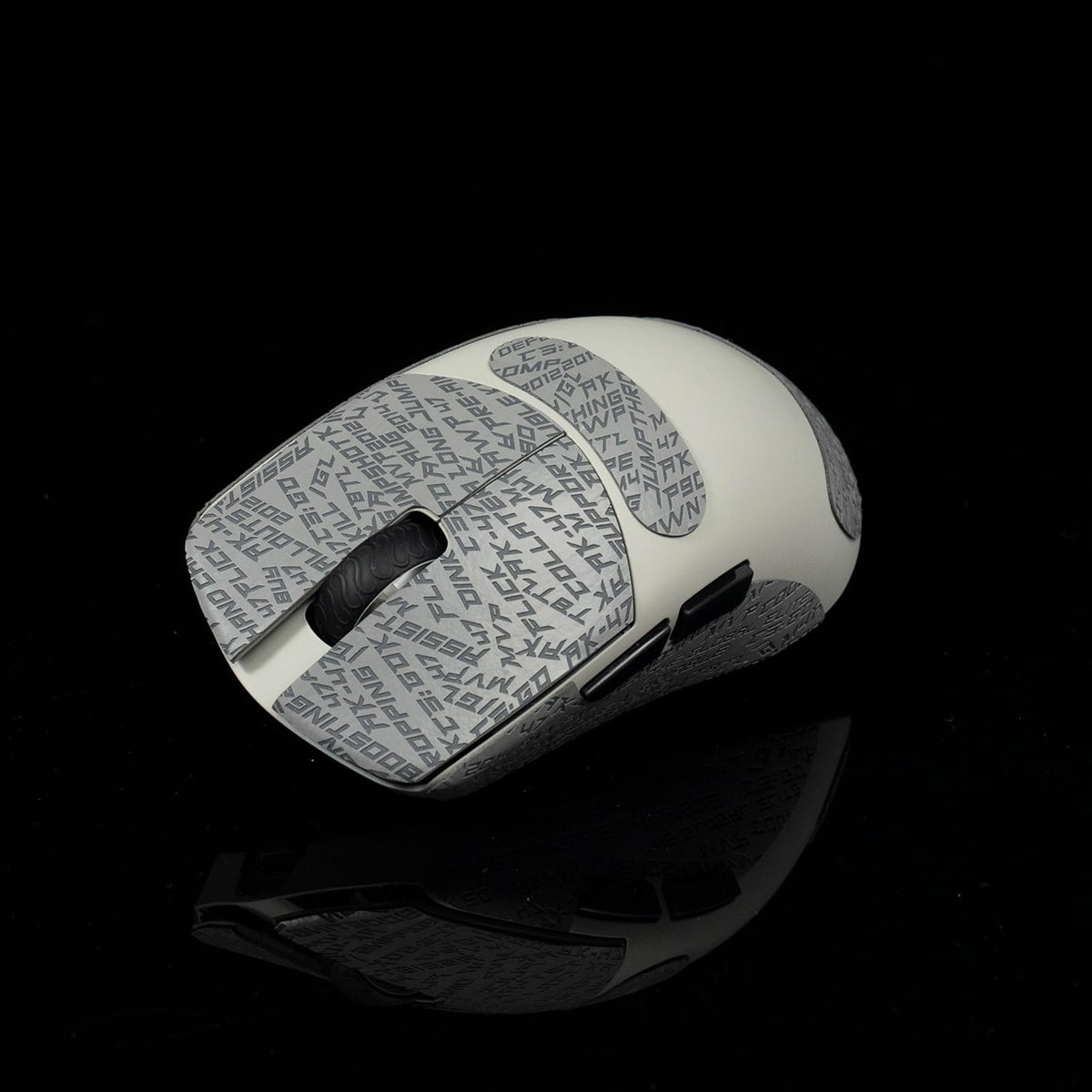Hokeyio Grip Tape for Lamzu Atlantis Maya - Anti-Slip,Enhanced Control, Sweat Resistance,Improves FPS Gaming Grip & Mouse Protection [Pre-Cut] EVA White 0.5mm