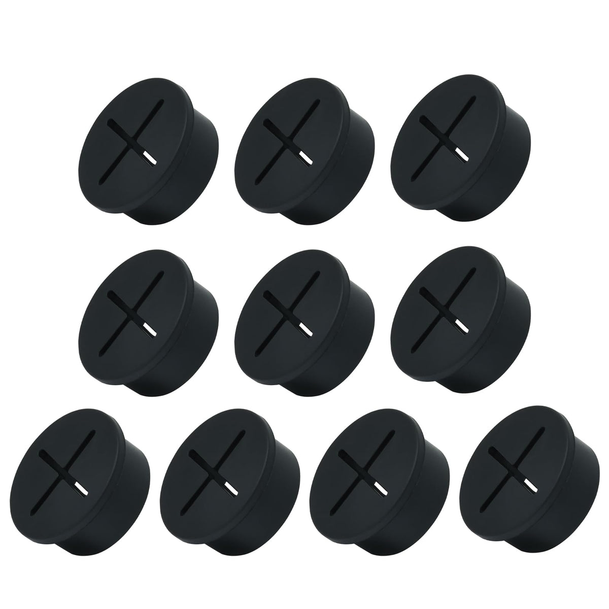 EASYEAH 5 Pcs Desk Grommet 2" / 50 mm, Desk Hole Cover for Cables