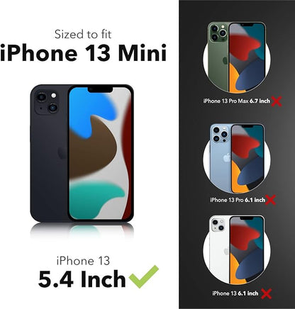 ZAGG InvisibleShield Glass Elite VisionGuard - Impact Protection, Scratch Resistant, Fingerprint Resistant - Made for Apple iPhone 13 mini