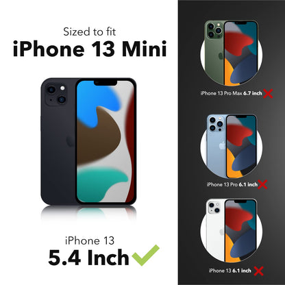 ZAGG Glass Elite Screen Protector - Made for iPhone 13 mini 5.4 - Case Friendly Screen - Impact & Scratch Protection - InvisibleShield - clear