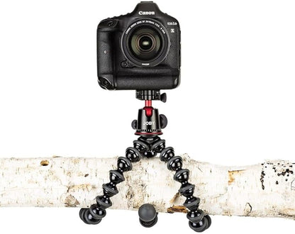 JOBY GorillaPod 5K Kit, Flexible Professional Tripod with BallHead, for DSLR Camera and CSC/Mirrorless with Lens, Up to 5 kg Payload (11lbs), Black