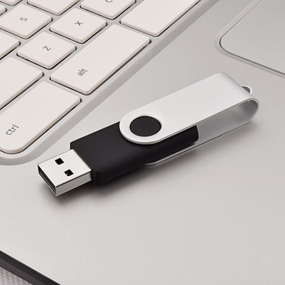JUANWE 64GB USB Flash Drive 2 Packs, 2.0 Thumb Drive Foldable USB Storage Flash Drive Memory Stick with Lanyard Hole, Jump Drive Pen Drive Zip Drive Portable Flashdrive for PC/Tablet/Mac/Car, Black