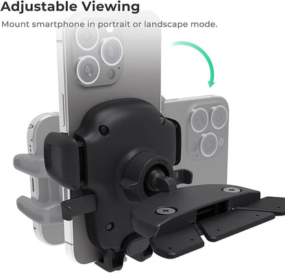 iOttie Easy One Touch Signature CD Slot Mount - Universal Car Phone Holder for iPhone, Google, Samsung, Moto, LG, and all other Smartphones