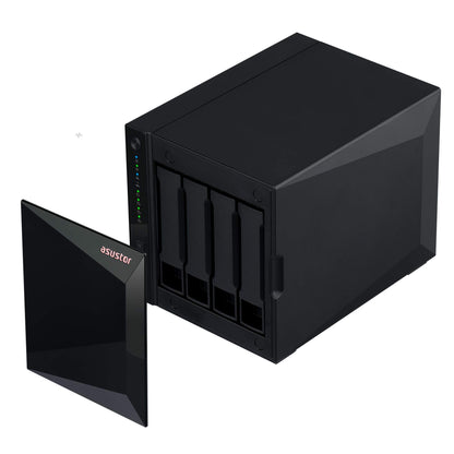 Asustor Drivestor 4 Pro Gen2 AS3304T v2, 4 Bay NAS, 1.7GHz Quad-Core, 2GB RAM DDR4, 2.5GbE High-Speed Network, Personal Media Server, Best Value Home Cloud, Network Attached Storage(Diskless)