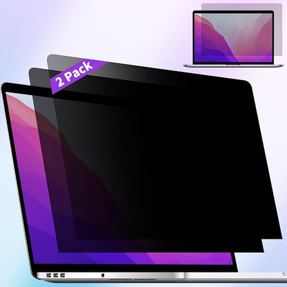 2 Pack Privacy Screen Compatible with 2019 MacBook Pro 16 Inch Screen Protector (A2141), Anti Blue Light Glare & Anti Scratch Computer Privacy Shield for Mac Pro 16.1"
