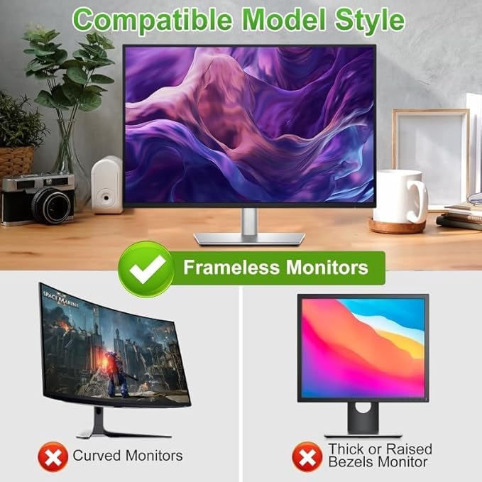 Magnetic Hanging Computer Privacy Screen Filter for 27 Inch, Removable Aluminum Alloy Privacy Shield for 16:9 Widescreen Monitor, Eye Protection Blue Light Filter