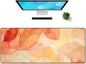 Galdas Gaming Mouse Pad XXL XL Large Long Extended Big Mousepad Non-Slip Rubber Keyboard Mouse Pad with Stitched Edges for Laptop Home Office (31.5x11.8x0.08 Inch) -Fall Leaf
