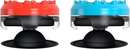 KontrolFreek Splash Performance Thumbsticks for Nintendo Switch Joy-Con Controller | Concave | Blue/Red