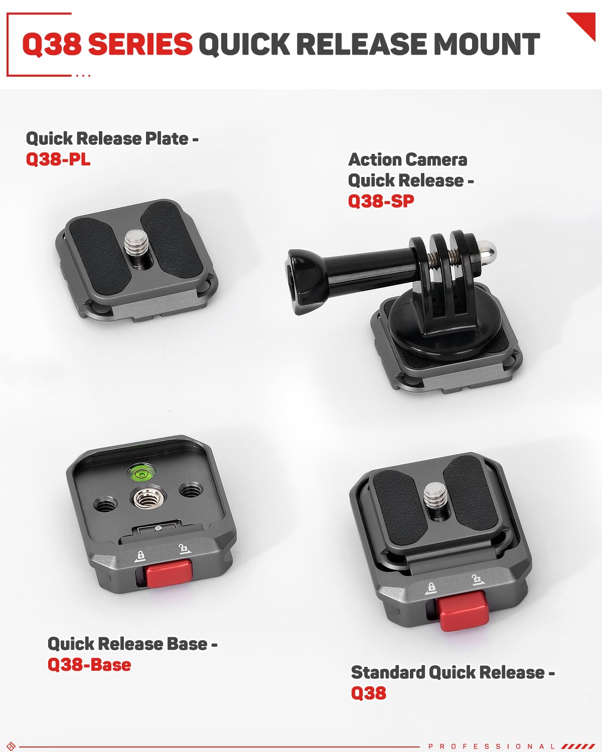 IFOOTAGE Q38-PL Quick Release Plate Camera QR Adapter
