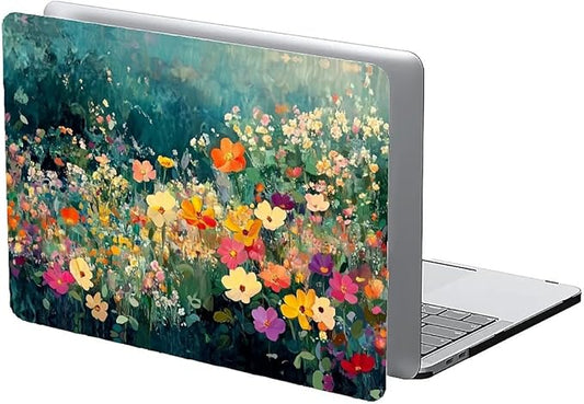 Compatible with MacBook Air 13.3 13.6 Inch Case 2022 2021 2020 2019 Plastic Hard Shell Case Cover,13.3 Pro(A1706/A1708/A1989/A2159/A2289/A2338), Spring Flowers