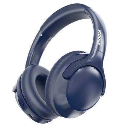 Bluetooth Headphones Wireless 68H with Mic,Decent Sound-Acceptable Blue