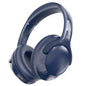 Bluetooth Headphones Wireless 68H with Mic,Decent Sound-Acceptable Blue