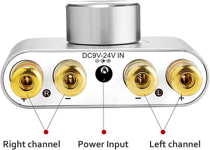 Facmogu F900S 160W Bluetooth 5.0 Mini Amplifier, 80Wx2 2.0CH Audio Power Amplifier, Hi-Fi Stereo Sound Digital Amp Wireless Speaker Amp Receiver w/AUX/USB/BT Input & 12V 5A Power Adapter - Silver