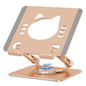 Aoviho Tablet Stand 360° Rotating Aluminum Holder, Adjustable, Portable and Foldable Monitors Stand for iPads, Compatible with 4-12.9" Tablets, Silver