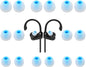 Earbud Tips Ear Bud Tips Soft Anti Slip Washable and Reusable Silicone Replacement Earbud Tips Fit Most in-Ear Earbuds(Inner Hole 3.8mm -5.1mm) 18pcs S M L