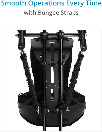 Proaim Hawk Lite Body Support Stabilizing Vest Rig for Camera Gimbals. Payload 5kg / 11lb - 15kg / 33lb. (ST-LHWK-01)