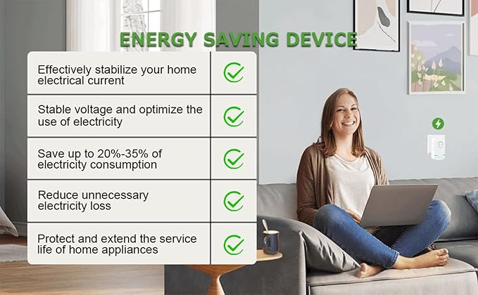 Elon-musk's Electricity Saving Box Stop Watt Stopwatt Energy Saving Device Save Energy Saving Device Energy Saving Power Strip for Home Office US Plug 90v-250v 30kw Rated Green (1PCS, Black)
