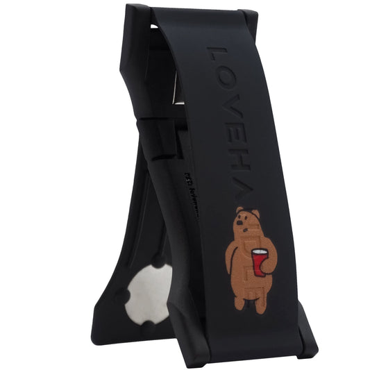 LOVEHANDLE PRO Phone Grip + Kickstand - Party Bear