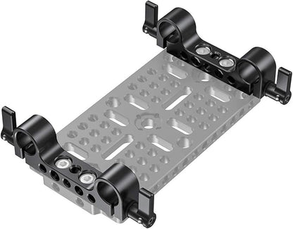 SmallRig Super Lightweight Railblock, 15mm Rod Clamp with 1/4"-20 Thread for Sony, Canon and Other DSLR Camera Rig Shoulder Support System - 942