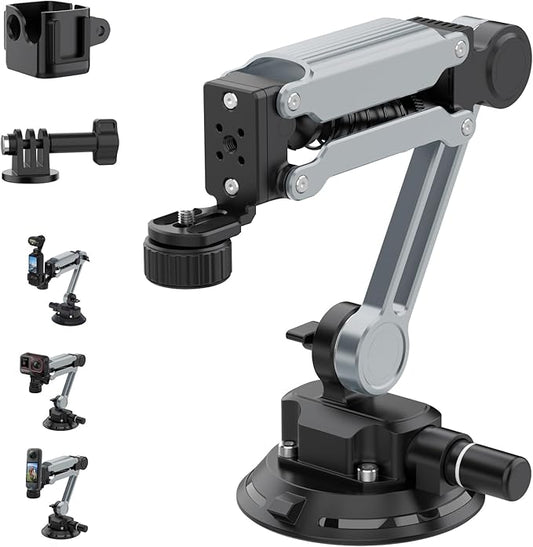 Geyo Camera Aluminum Alloy Multi-Function Shock Absorber Arm Stabilizer Mount