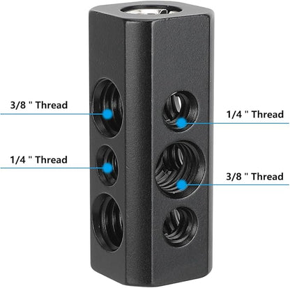 CAMVATE Accessory Mount Adapter with 1/4"-20 & 3/8"-16 Threads - 3633
