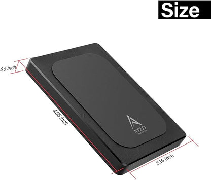 500GB Ultra Slim Portable External Hard Drive HDD-USB 3.0 for PC, Mac, Laptop, PS4, Xbox one,Xbox 360 Model A4