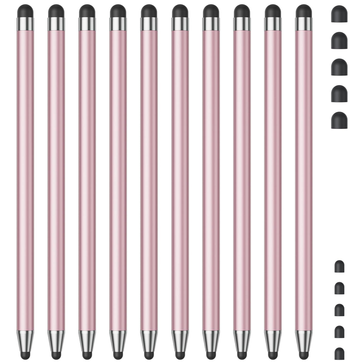 Stylus (10Pcs), Stylus Pen for Touchscreen, High Precision and Sensitivity Stylus Pen for Android Smartphone and Tablets, Compatible with Capacitive Touch Screen (Watermelon red)