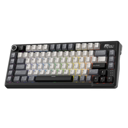 RK ROYAL KLUDGE L75 Wireless Gasket RGB Mechanical Gaming Keyboard w/Knob